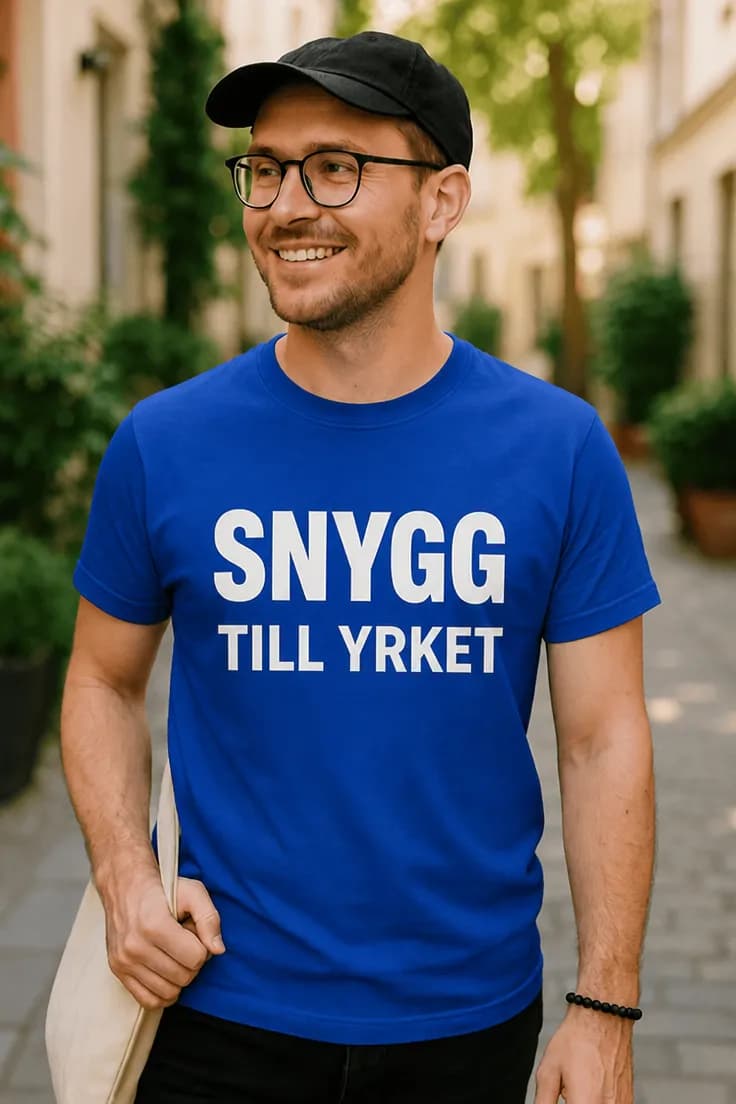 Rolig t-shirt Snygg till yrket