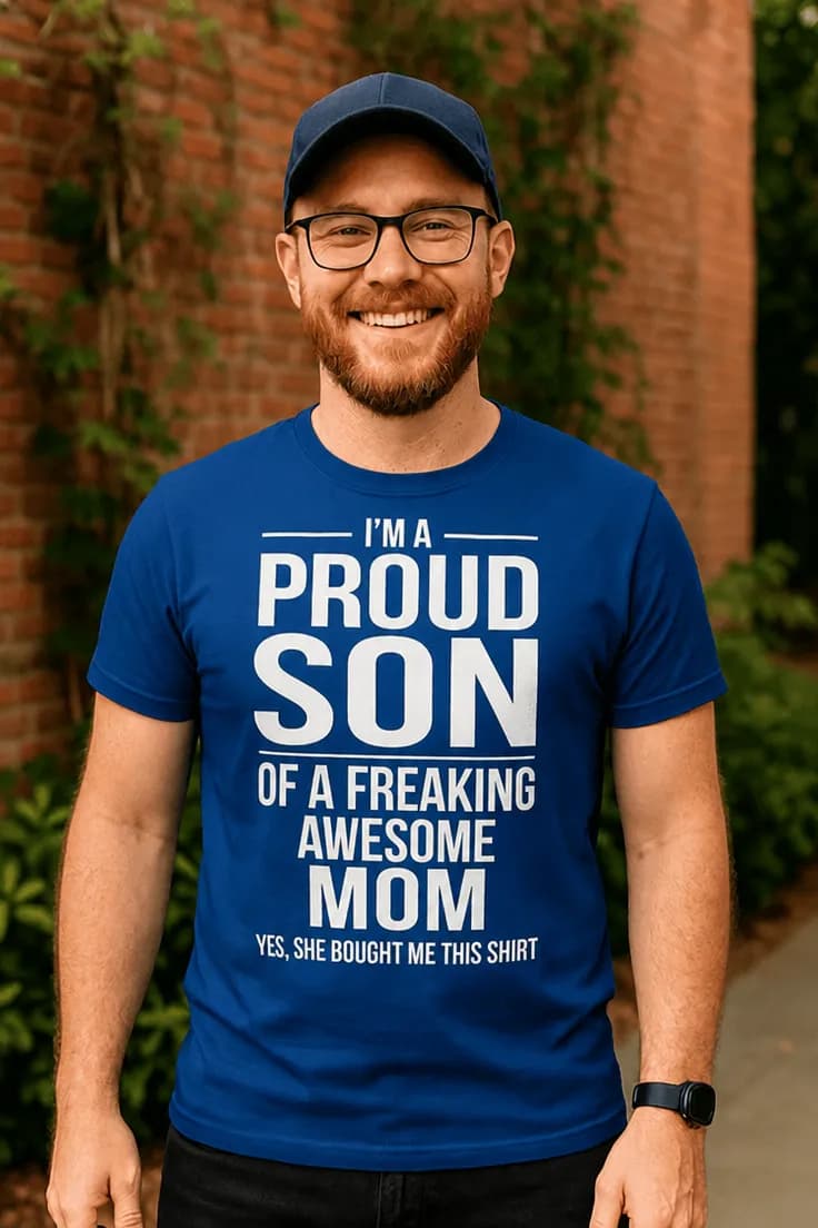 Rolig t-shirt Stolt son – I'M A PROUD SON OF A FREAKI