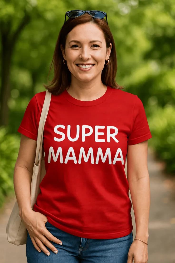Rolig t-shirt Supermamma – SUPER MAMMA