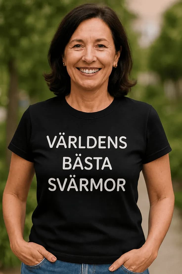 Rolig t-shirt Världens bästa svärmor
