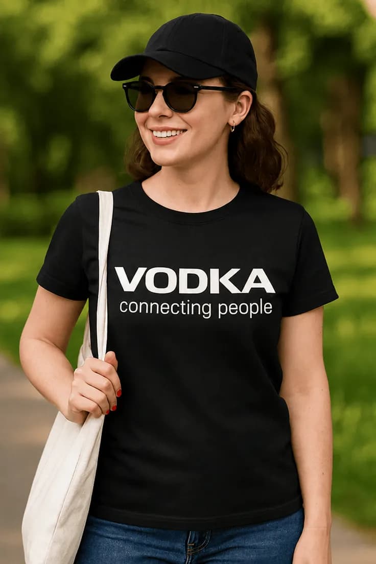 T-shirt Vodka förenar människor