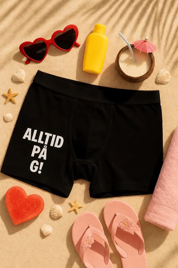 Roliga boxershorts Alltid på g – ALLTID PÅ G!