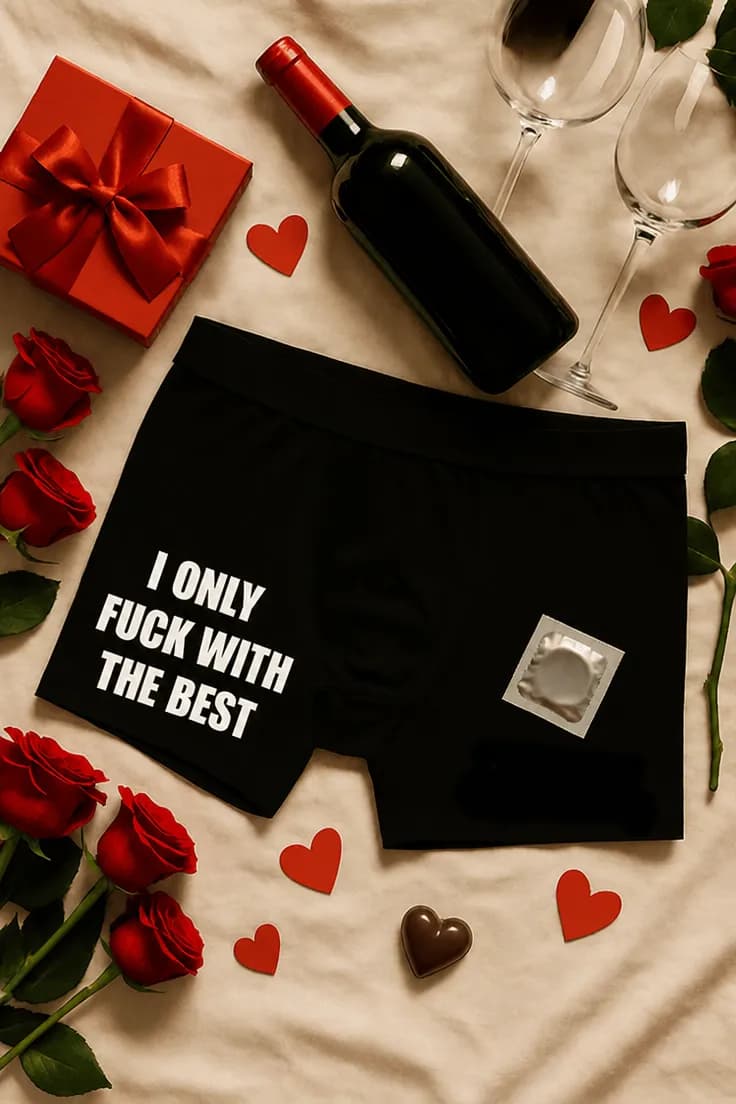 Roliga boxershorts Bara det bästa | I ONLY FUCK WITH