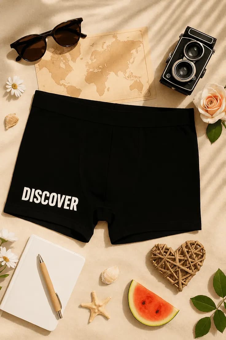 Roliga boxershorts Discover – 100 DISCOVER