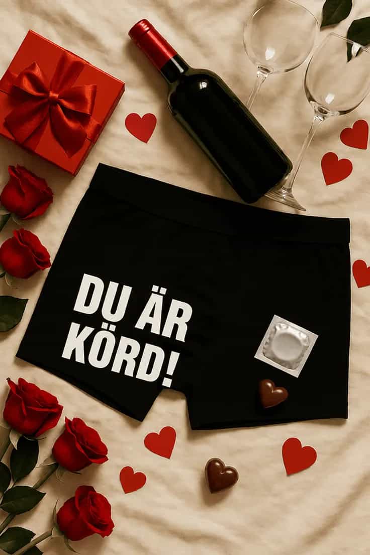 Roliga boxershorts Du är körd – DU ÄR KÖRD!