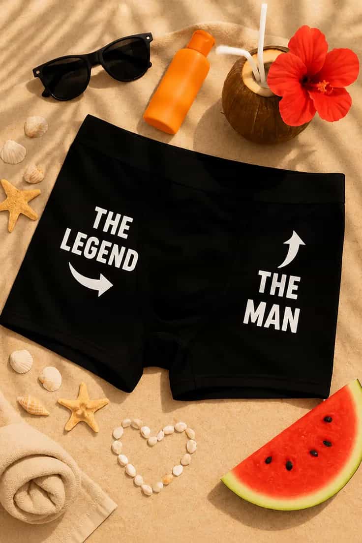 Roliga boxershorts Legenden – THE LEGEND THE MAN