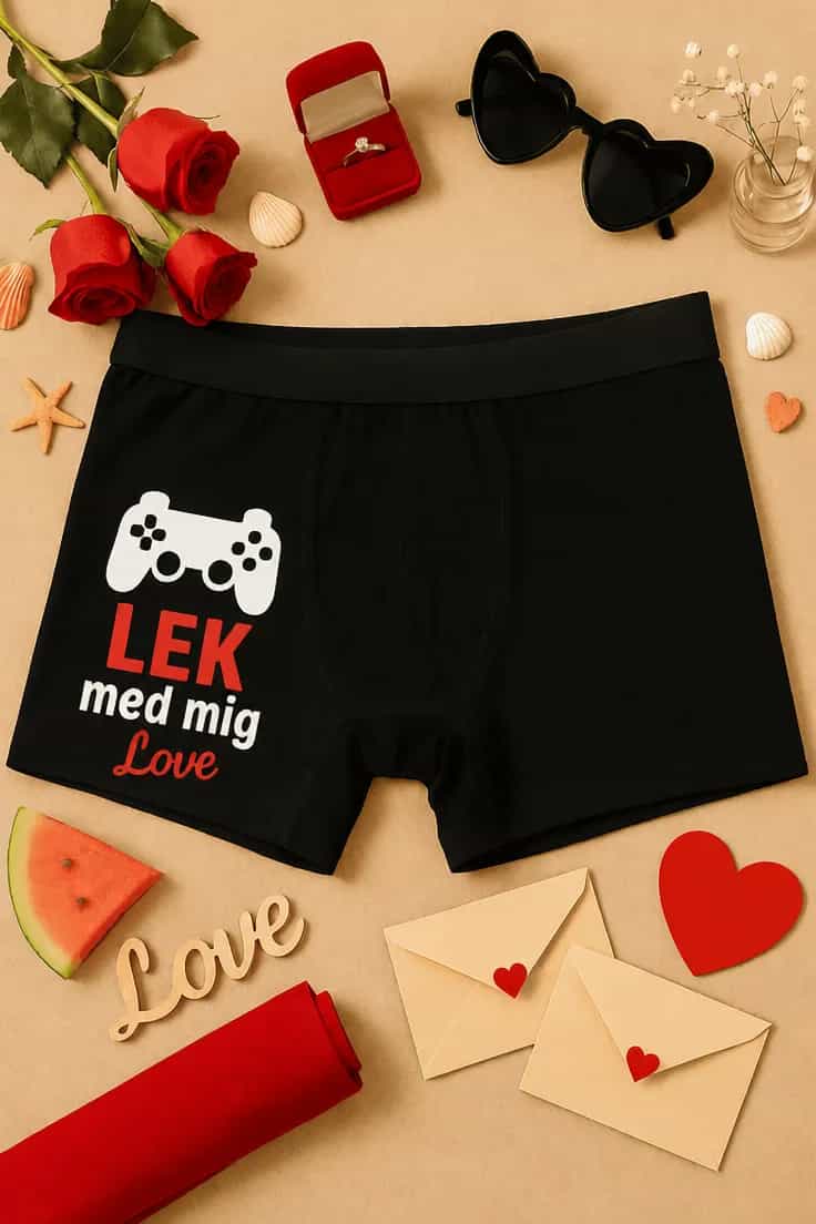 Roliga boxershorts Lek med mig – LEK med mig Love