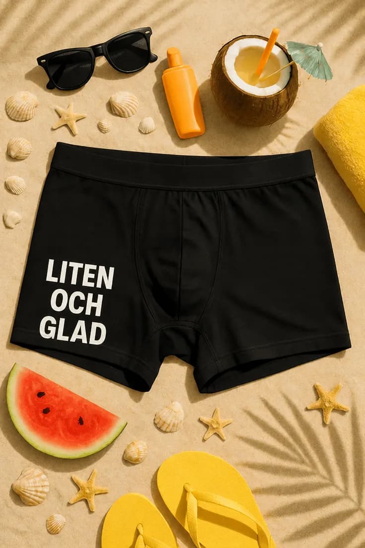 Roliga boxershorts Liten och glad
