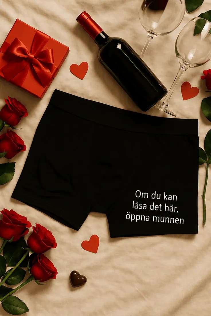 Roliga boxershorts Öppna munnen – Om du kan läsa de