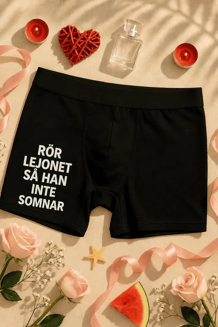Roliga boxershorts Rör lejonet – RÖR LEJONET