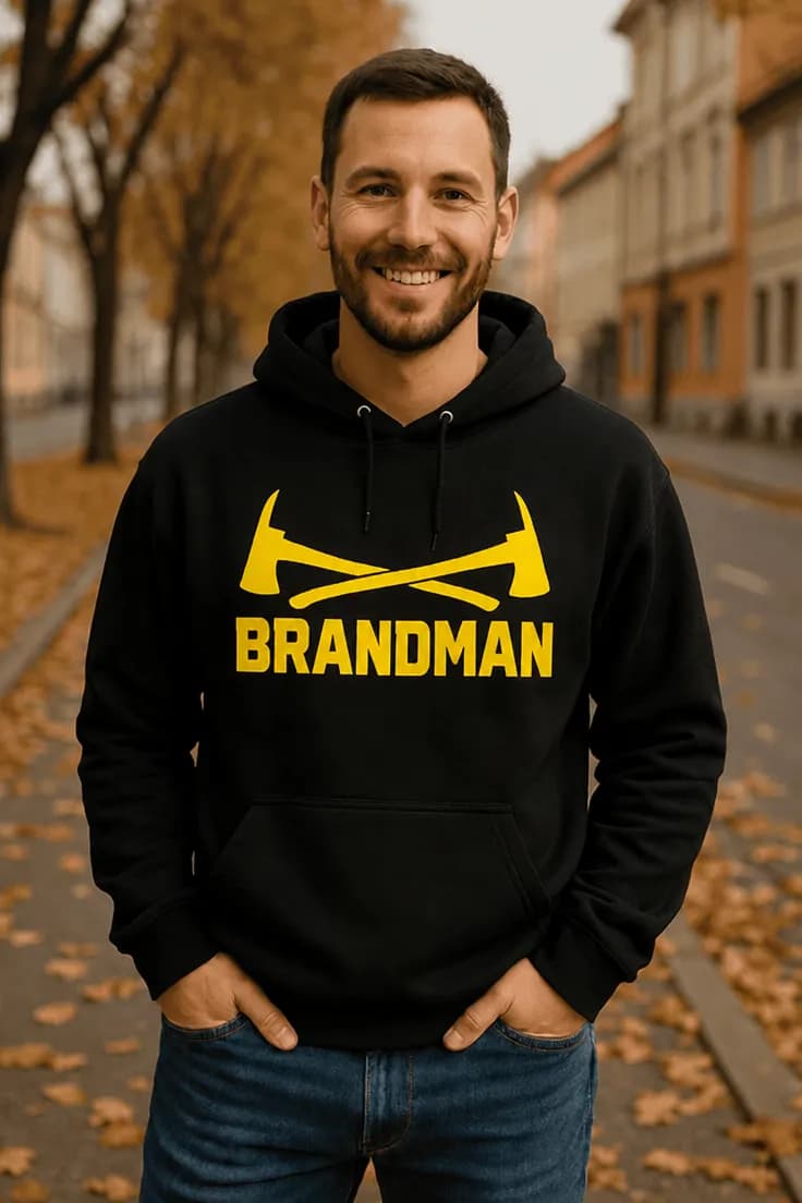 Tröja brandman med yxor – BRANDMAN