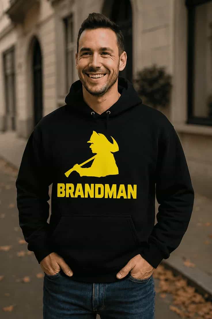 Tröja brandman silhuett BRANDMAN