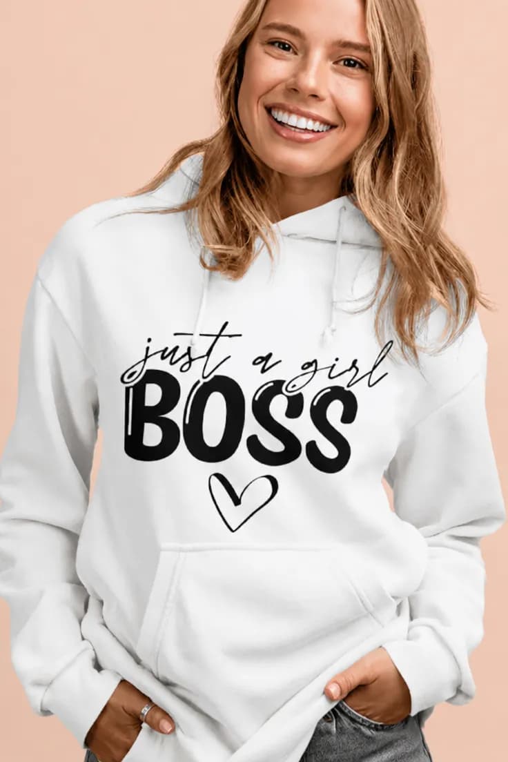 Tröja just a girl boss – just a girl BOSS