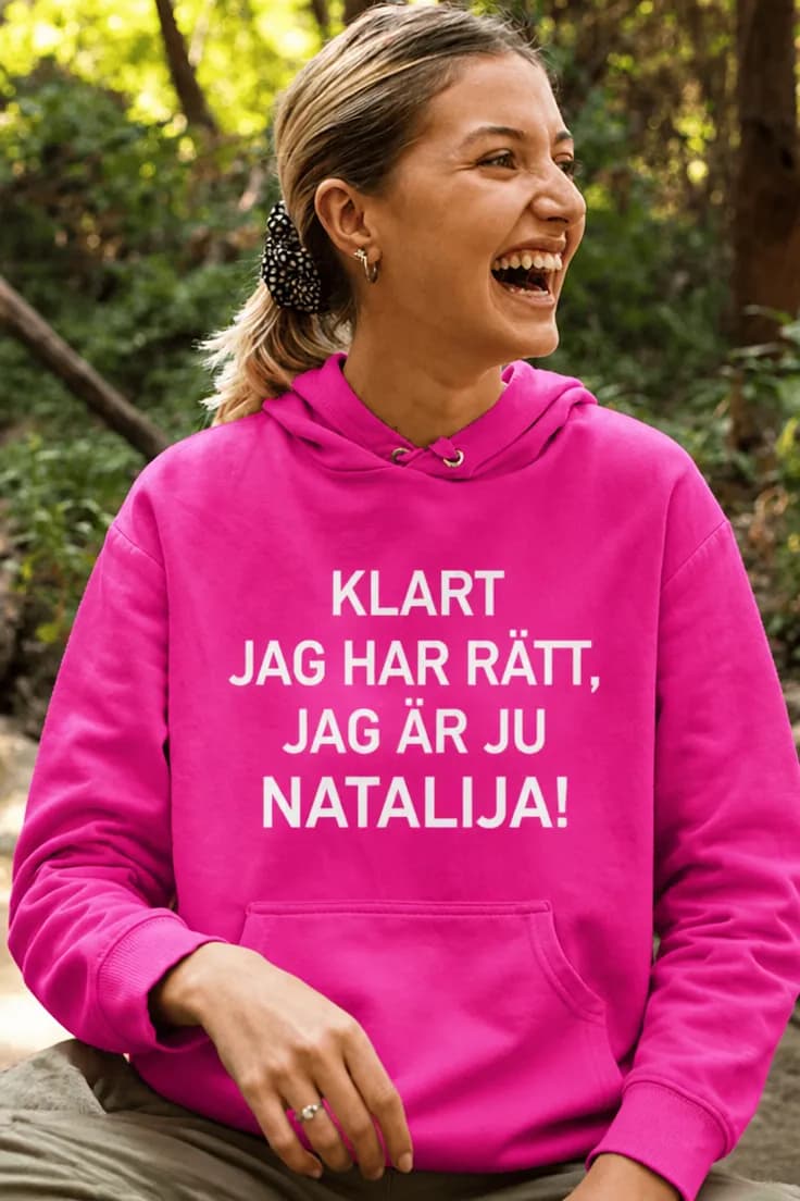 Tröja Klart jag har rätt med namn