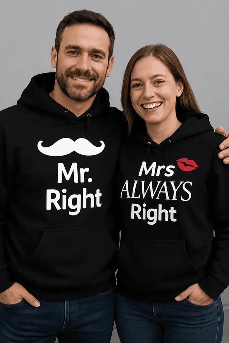 Tröja Mr Right Mrs always right – Mr. Mrs ALWAYS Right Right