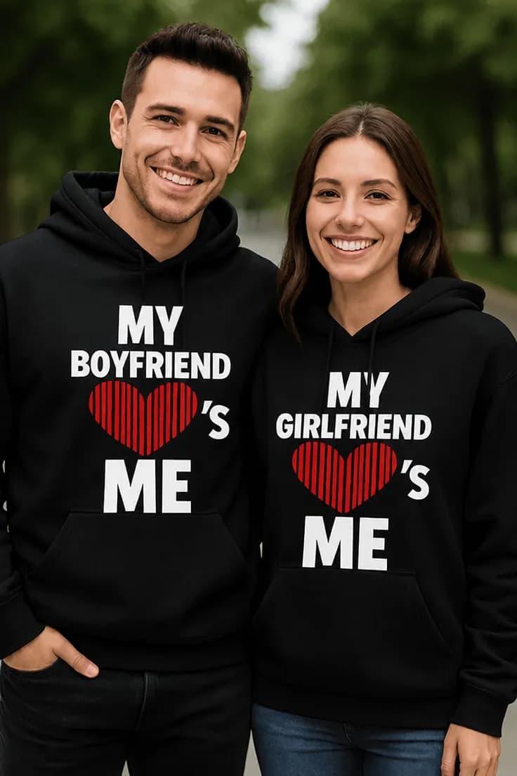 Tröja Partnern älskar mig – MY BOYFRIEND ME MY