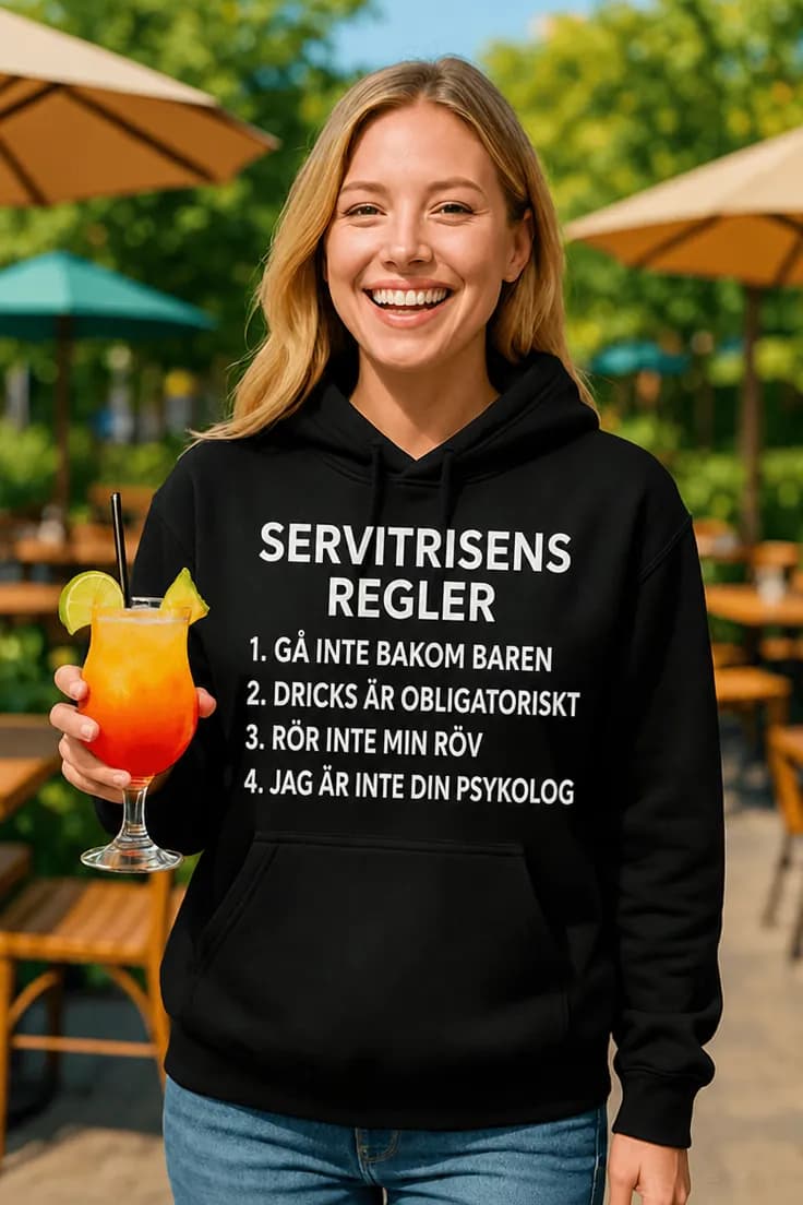 Tröja servitrisens regler – SERVITRISENS REGLER