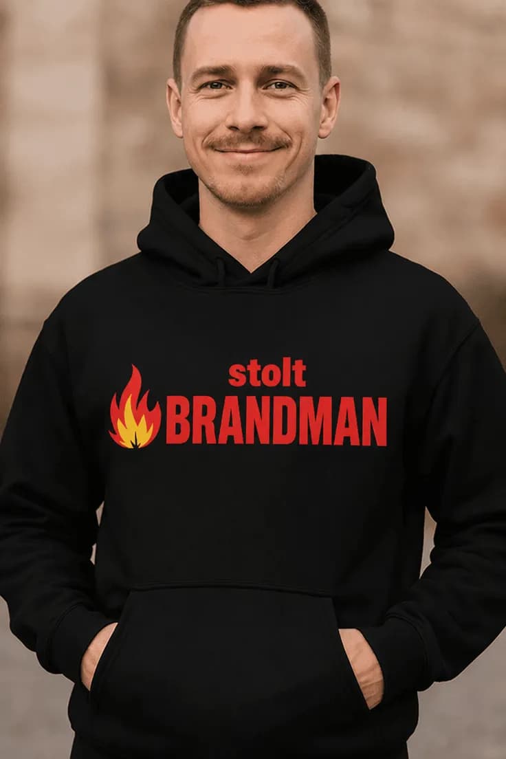 Tröja Stolt brandman – stolt BRANDMAN
