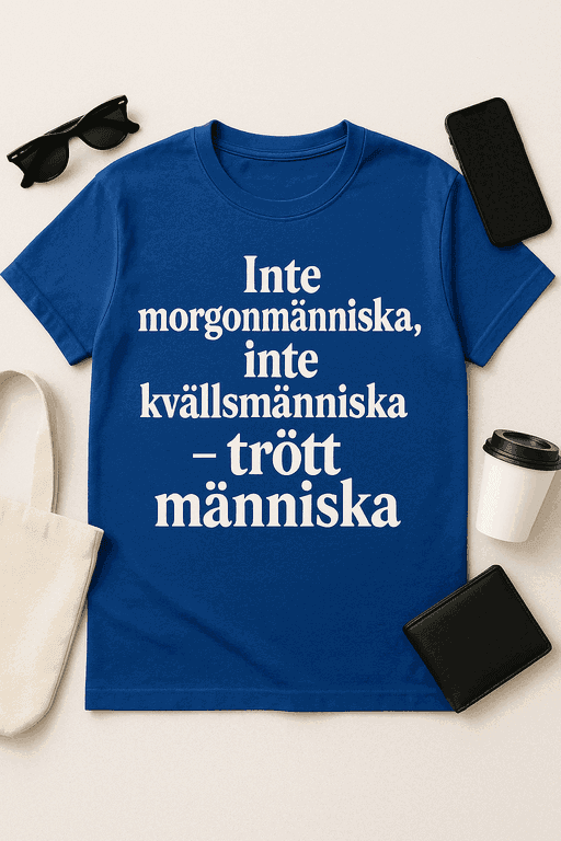 Trött människa T-shirt