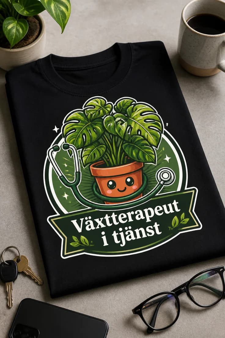 Växtterapeut i tjänst T-shirt