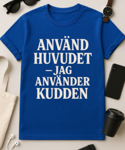 Använd huvudet – jag använder kudden T-shirt