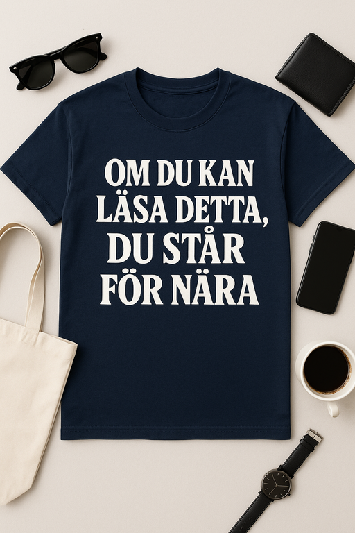 Om du kan läsa detta T-shirt