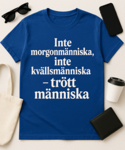Trött människa T-shirt