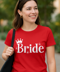 Bride med krona - T-shirt