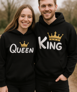King Queen - Huvtröja (2-pack)