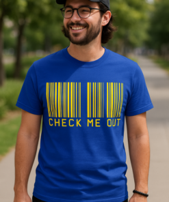 CHECK ME OUT streckkod - T-shirt