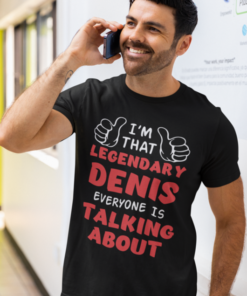 Legendary - T-shirt med valfritt namn