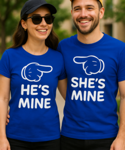 HE'S MINE, SHE'S MINE - T-shirt (2-pack)