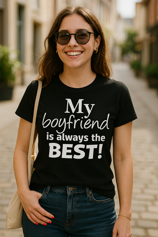 My boyfriend is always the BEST! - T-shirt