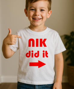 Valfritt namn did it - T-shirt