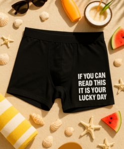 IF YOU CAN READ THIS IT IS YOUR LUCKY DAY - Herrboxershorts