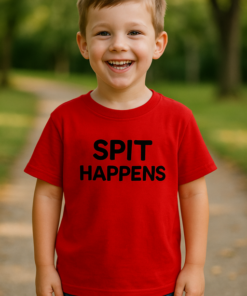 SPIT HAPPENS - T-shirt