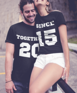 Together Since (valfritt årtal) - T-shirt (2-pack)