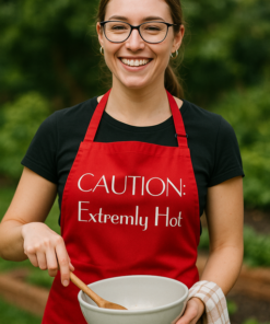 CAUTION: Extremly Hot - Förkläde