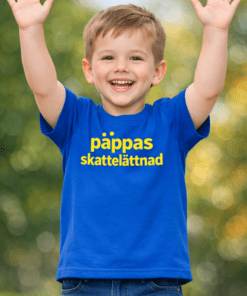 Rolig barn-t-shirt – Pappas skattelättnad