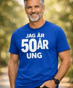 Rolig t-shirt: Jag är 50 år ung