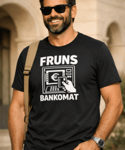 Rolig t-shirt FRUNS BANKOMAT