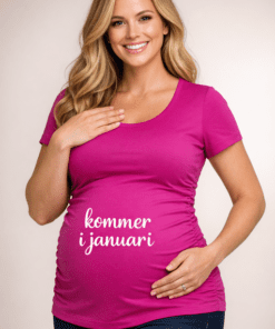 Gravidt-shirt – kommer i januari