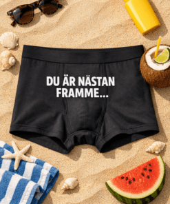 Boxershorts för män – DU ÄR NÄSTAN FRAMME...