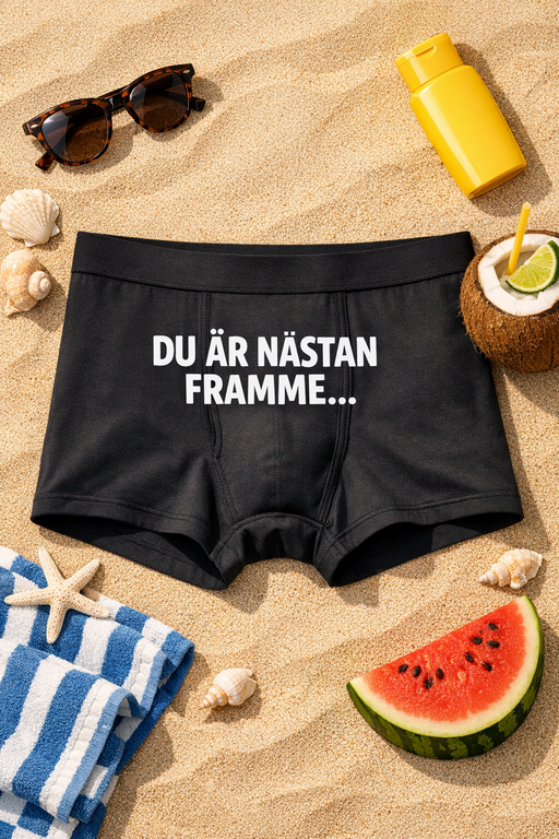 Boxershorts för män – DU ÄR NÄSTAN FRAMME...