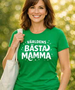 Mors dag-t-shirt – Världens bästa mamma