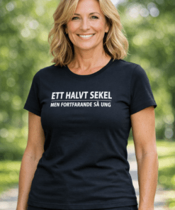 Rolig t-shirt: Ett halvt sekel men fortfarande så ung