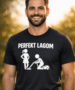 Rolig t-shirt PERFEKT LAGOM