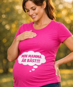 Gravid-t-shirt ”Min mamma är bäst”